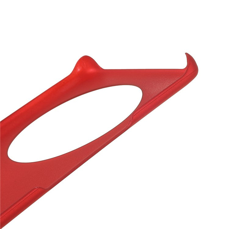 Glossy Surface Rubberized Hard PC Anti-Scratch Protective Phone Case for Honor Magic3 - Red