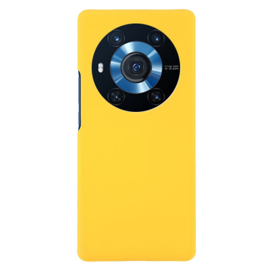 Glossy Surface Rubberized Hard PC Anti-Scratch Protective Phone Case for Honor Magic3 - Yellow