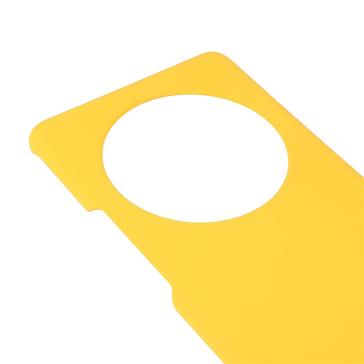 Glossy Surface Rubberized Hard PC Anti-Scratch Protective Phone Case for Honor Magic3 - Yellow