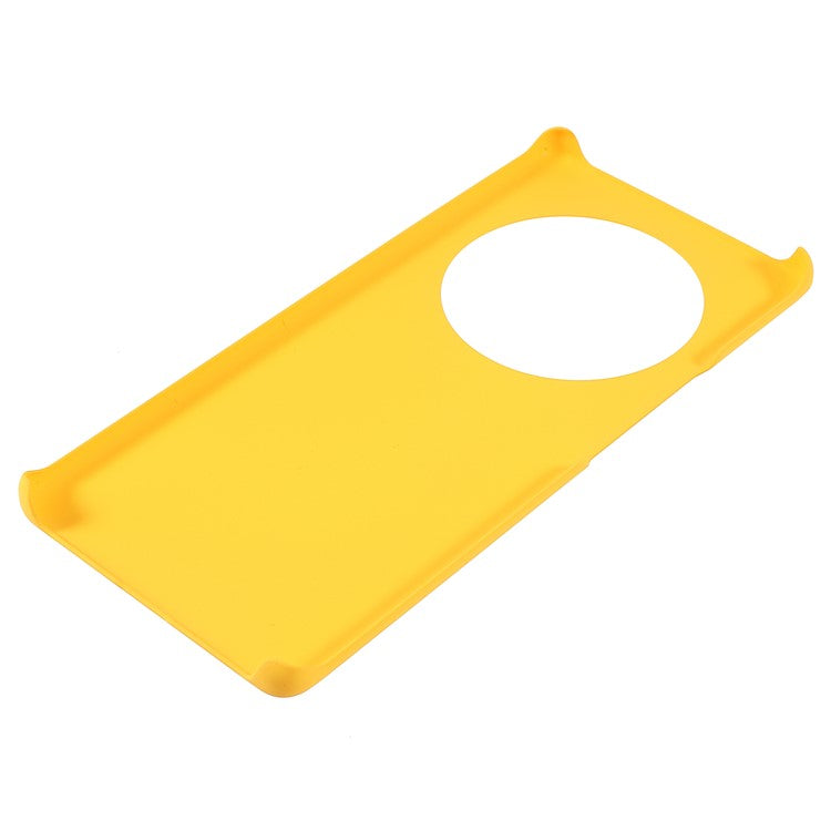 Glossy Surface Rubberized Hard PC Anti-Scratch Protective Phone Case for Honor Magic3 - Yellow