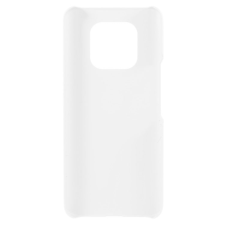 Anti-shock Rubberized Anti-Scratch Phone Protective Hard PC Phone Case for Honor Play5 Youth - White