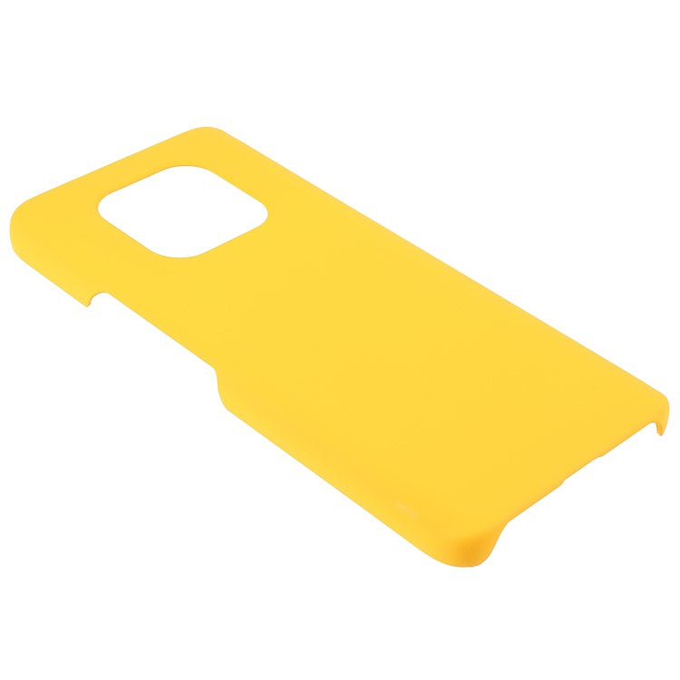 Anti-shock Rubberized Anti-Scratch Phone Protective Hard PC Phone Case for Honor Play5 Youth - Yellow