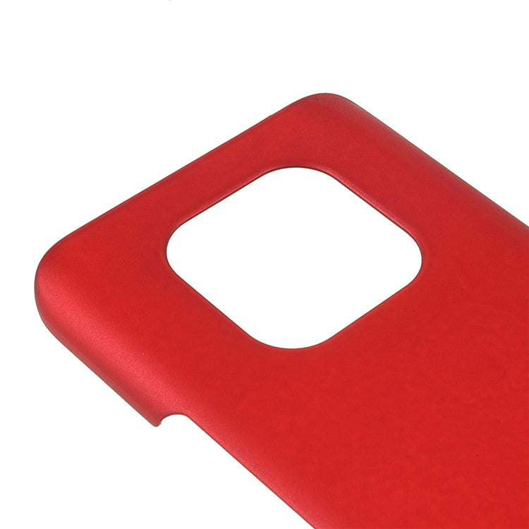 Anti-shock Rubberized Anti-Scratch Phone Protective Hard PC Phone Case for Honor Play5 Youth - Red