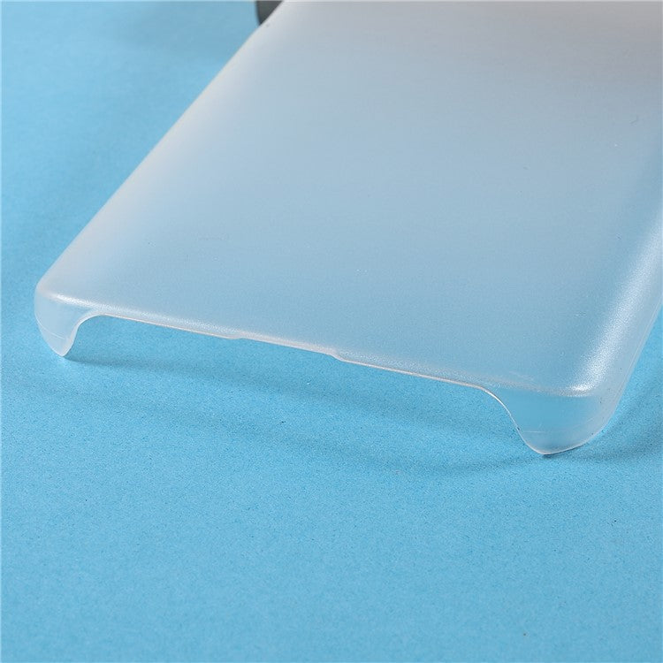 Anti-shock Rubberized Anti-Scratch Phone Protective Hard PC Phone Case for Honor Play5 Youth - Transparent