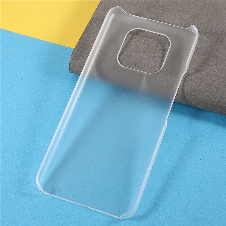 Anti-shock Rubberized Anti-Scratch Phone Protective Hard PC Phone Case for Honor Play5 Youth - Transparent