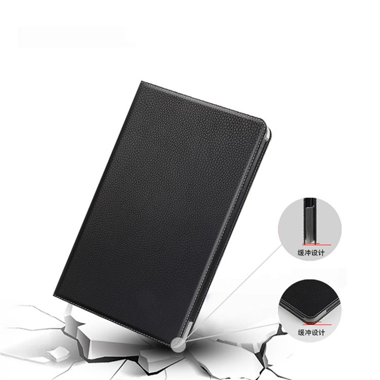 Auto Wake/Sleep Genuine Leather Adjustable Stand Tablet Case Cover for Honor Tablet V7 Pro
