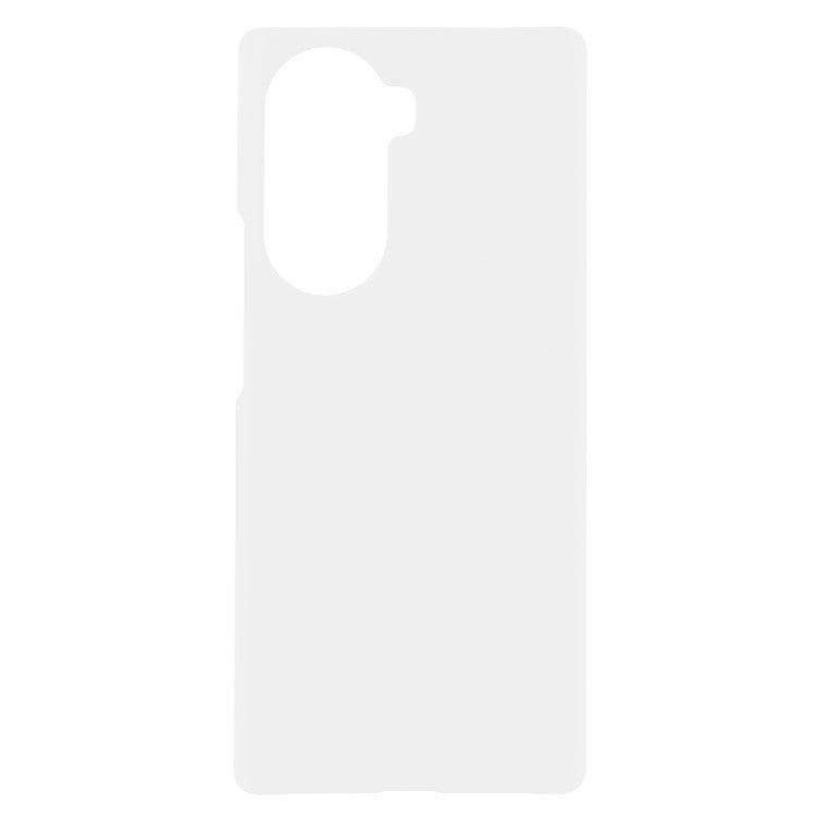 Rubberized Finish Scratch-resistant Hard PC Protective Cover Mobile Phone Case Shell for Honor 60 - White