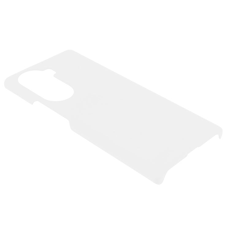 Rubberized Finish Scratch-resistant Hard PC Protective Cover Mobile Phone Case Shell for Honor 60 - White