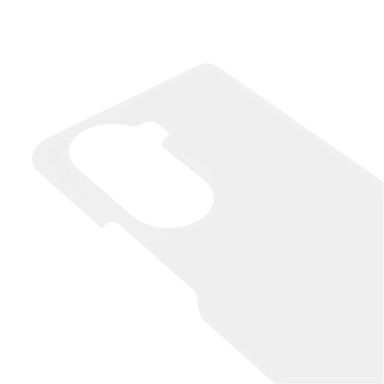Rubberized Finish Scratch-resistant Hard PC Protective Cover Mobile Phone Case Shell for Honor 60 - White