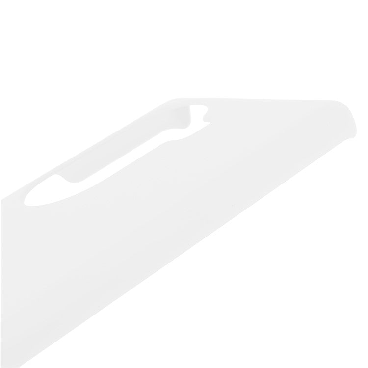 Rubberized Finish Scratch-resistant Hard PC Protective Cover Mobile Phone Case Shell for Honor 60 - White