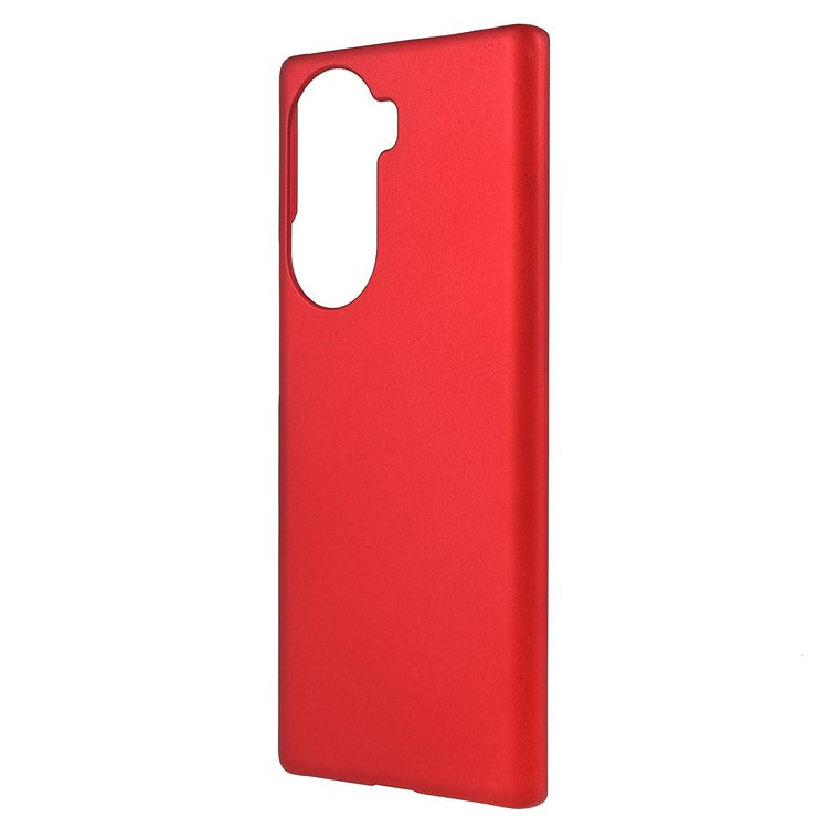 Rubberized Finish Scratch-resistant Hard PC Protective Cover Mobile Phone Case Shell for Honor 60 - Red