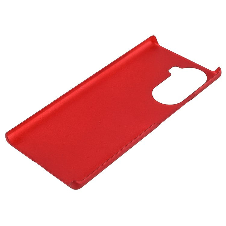 Rubberized Finish Scratch-resistant Hard PC Protective Cover Mobile Phone Case Shell for Honor 60 - Red