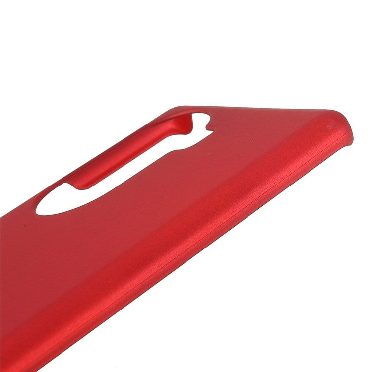 Rubberized Finish Scratch-resistant Hard PC Protective Cover Mobile Phone Case Shell for Honor 60 - Red
