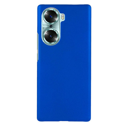Rubberized Finish Scratch-resistant Hard PC Protective Cover Mobile Phone Case Shell for Honor 60 - Blue