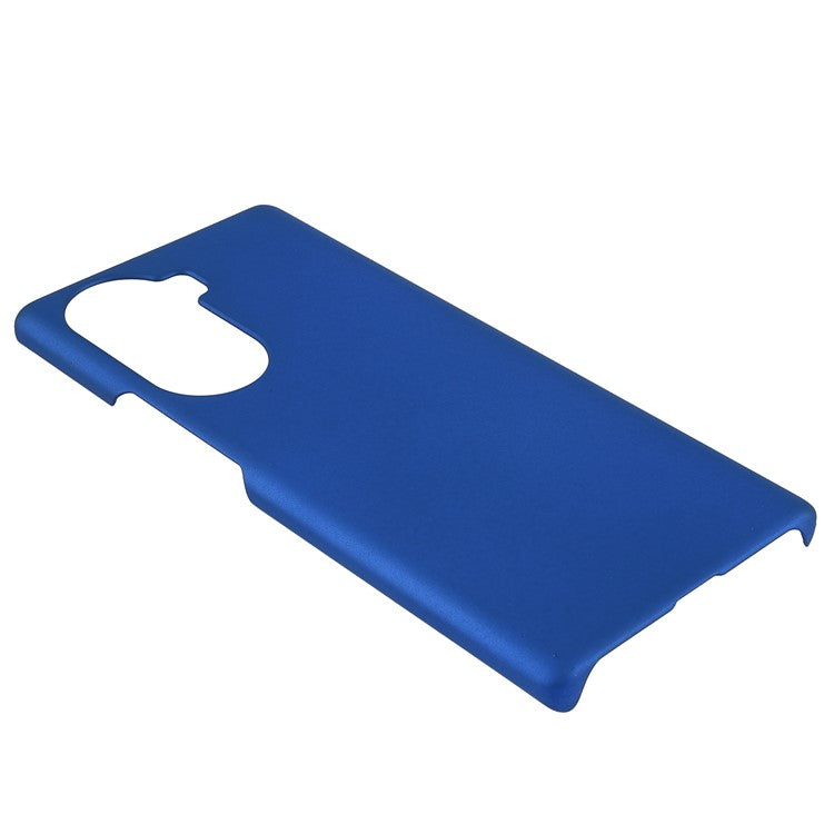 Rubberized Finish Scratch-resistant Hard PC Protective Cover Mobile Phone Case Shell for Honor 60 - Blue