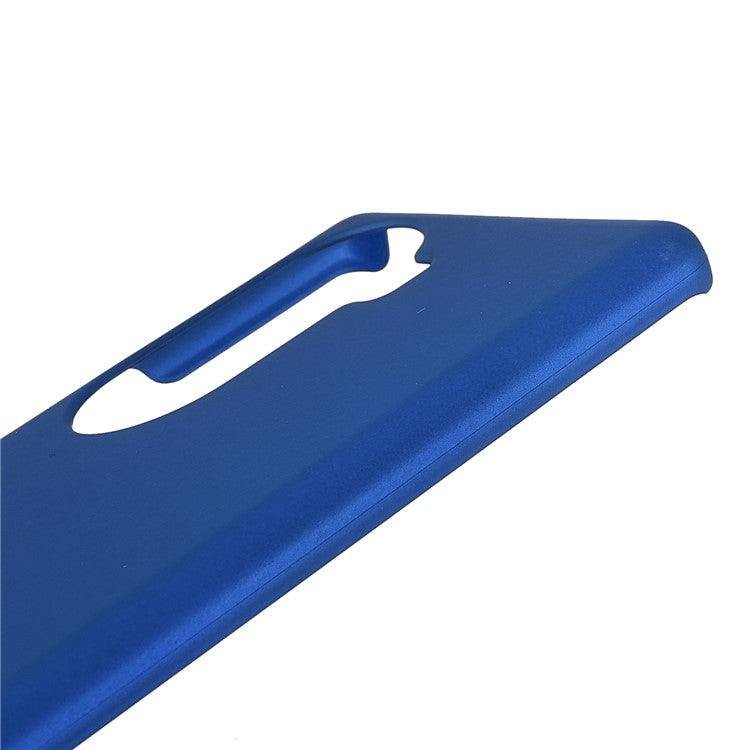 Rubberized Finish Scratch-resistant Hard PC Protective Cover Mobile Phone Case Shell for Honor 60 - Blue