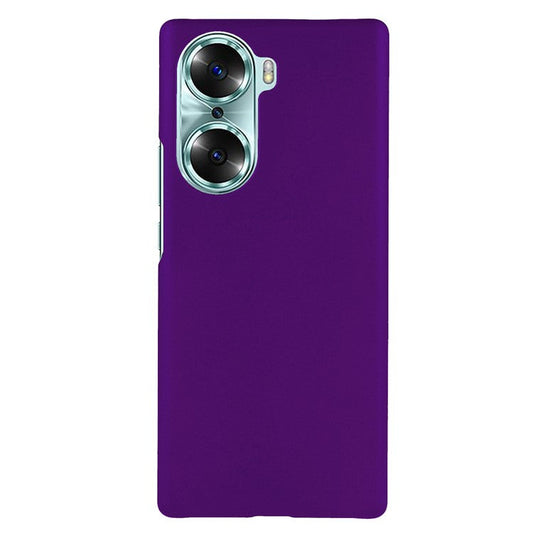 Rubberized Finish Scratch-resistant Hard PC Protective Cover Mobile Phone Case Shell for Honor 60 - Purple