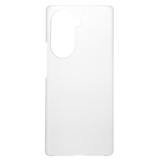 Rubberized Finish Scratch-resistant Hard PC Protective Cover Mobile Phone Case Shell for Honor 60 - Transparent