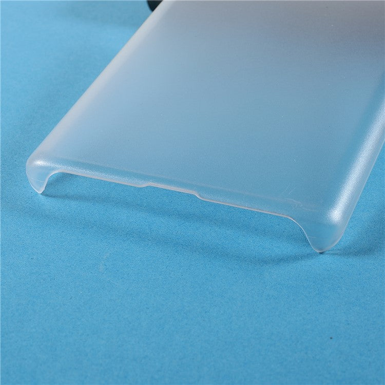 Rubberized Finish Scratch-resistant Hard PC Protective Cover Mobile Phone Case Shell for Honor 60 - Transparent