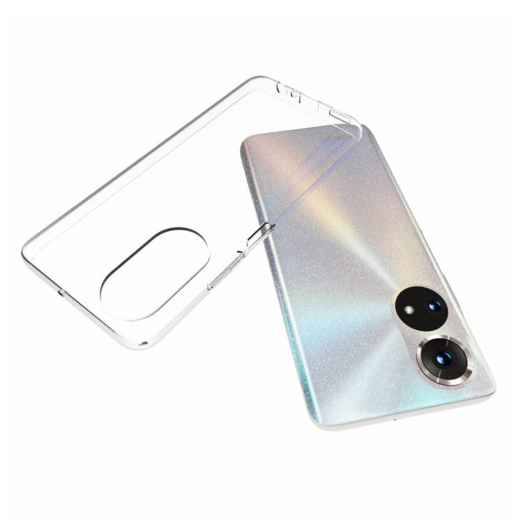 10Pcs/Pack Inner Watermark-resistant Ultra-slim Clear Soft TPU Phone Protective Cover Case for Honor Play 30 Plus