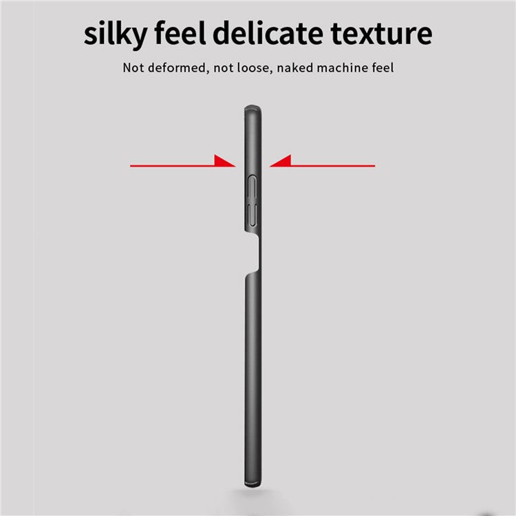 MOFI JK-1 Shield for Honor Play 30 Plus 5G Matte Hard PC Shockproof Drop Protective Phone Case - Black