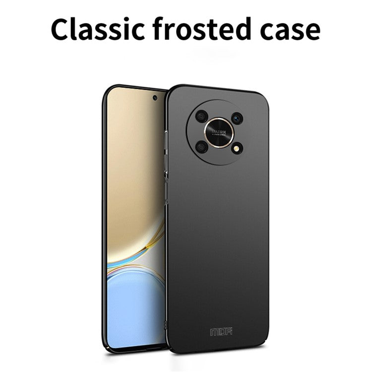MOFI JK-1 Shield for Honor X30 Phone Case, Silky Touch Hard PC Non-Slip Matte Surface Back Cover - Black