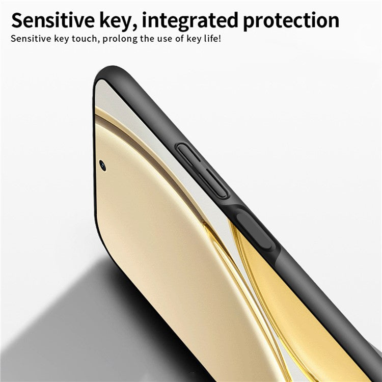 MOFI JK-1 Shield for Honor X30 Phone Case, Silky Touch Hard PC Non-Slip Matte Surface Back Cover - Black