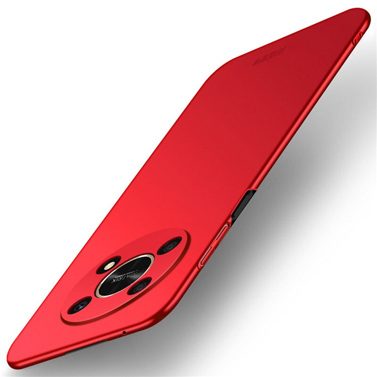 MOFI JK-1 Shield for Honor X30 Phone Case, Silky Touch Hard PC Non-Slip Matte Surface Back Cover - Red