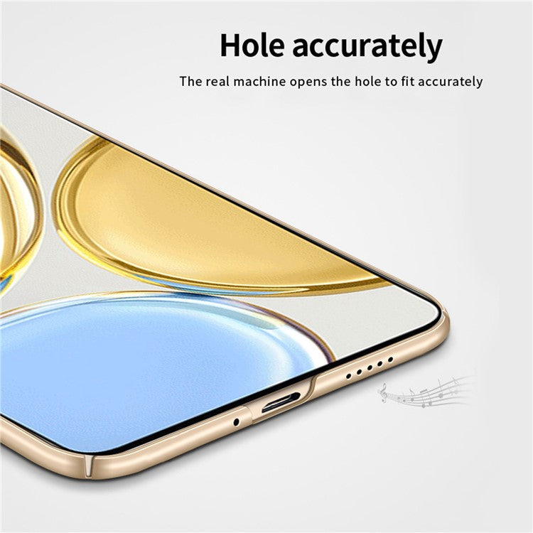 MOFI JK-1 Shield for Honor X30 Phone Case, Silky Touch Hard PC Non-Slip Matte Surface Back Cover - Blue