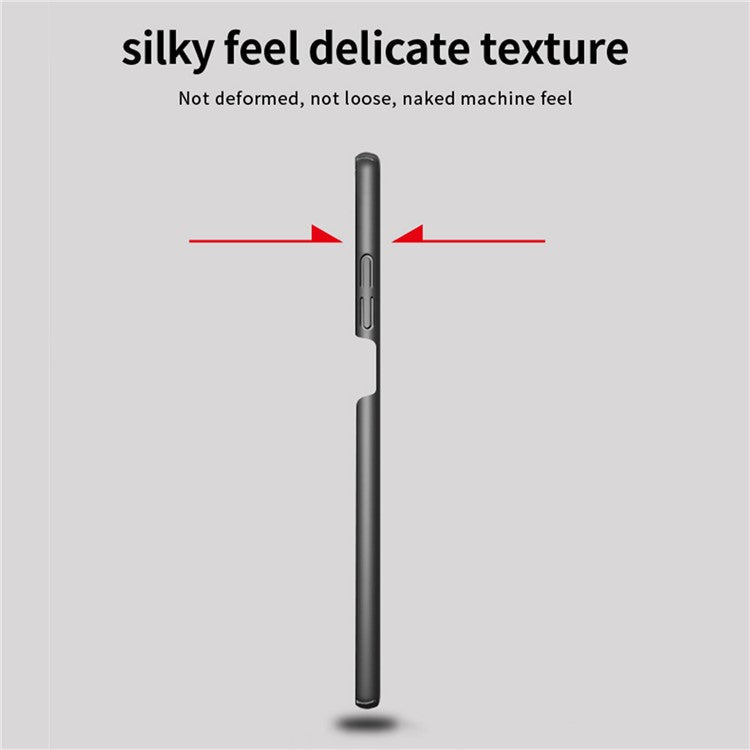 MOFI JK-1 Shield for Honor X30 Phone Case, Silky Touch Hard PC Non-Slip Matte Surface Back Cover - Blue