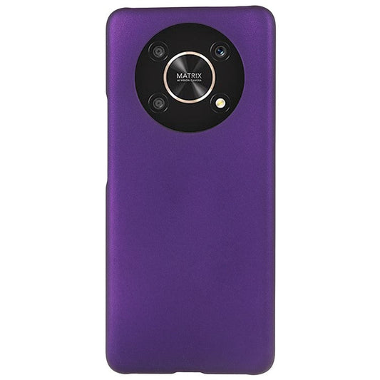 For Honor X30 Phone Back Case Glossy Surface Rubberized Hard PC Anti-Scratch Protective Phone Cover - Purple