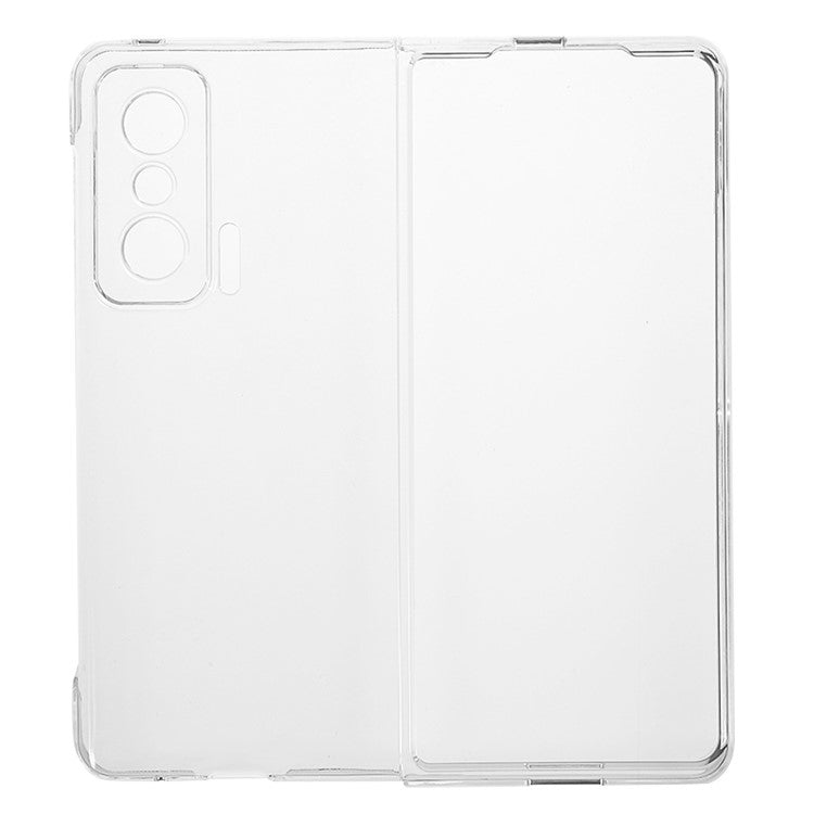 For Honor Magic V Mobile Phone Cover Hard PC Dustproof Protective Phone Case Shell - Transparent