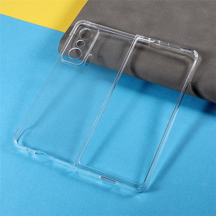 For Honor Magic V Mobile Phone Cover Hard PC Dustproof Protective Phone Case Shell - Transparent