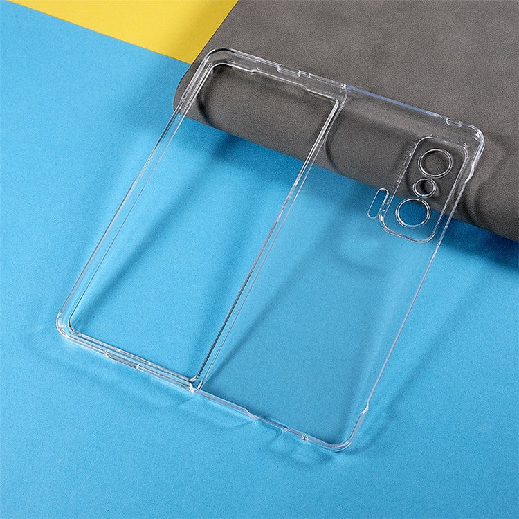 For Honor Magic V Mobile Phone Cover Hard PC Dustproof Protective Phone Case Shell - Transparent