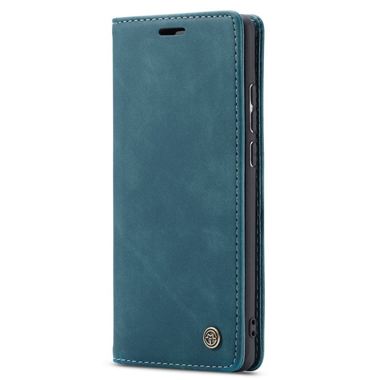 CASEME 013 Series Lightweight Mobile Phone Case Bag for Huawei P20 Lite (2018)/Nova 3e (China), Auto-absorbed PU Leather Wallet Foldable Stand Phone Cover - Blue