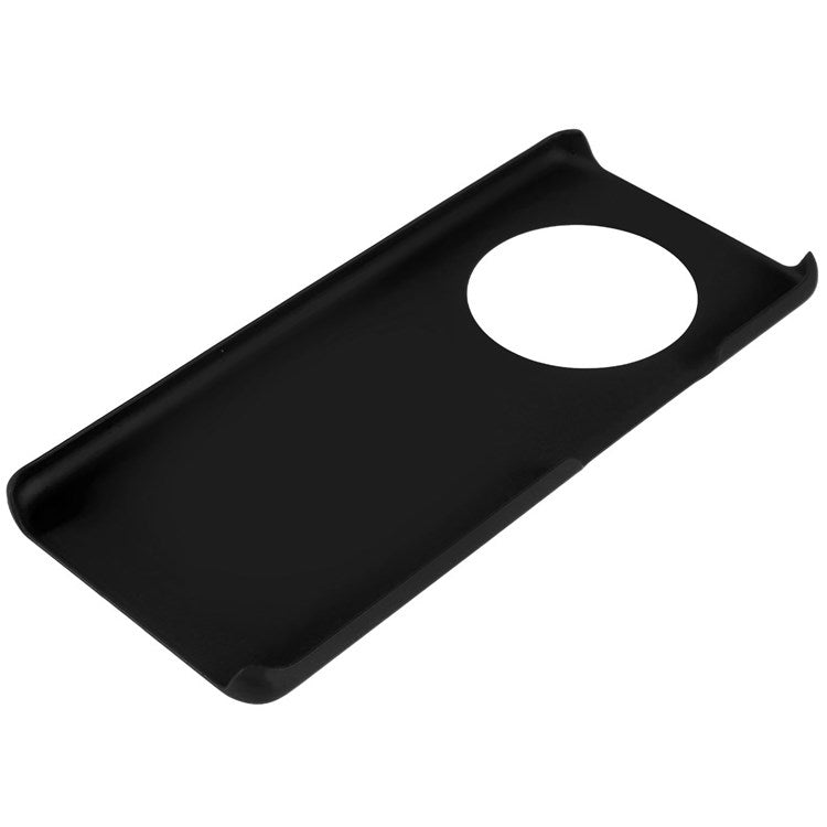 For Honor Magic4 Glossy Surface Rubberized Finish Hard PC Back Case Anti-drop Phone Cover - Black