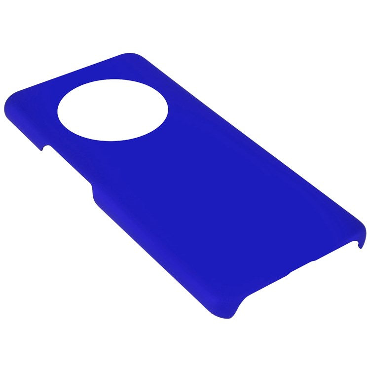 For Honor Magic4 Glossy Surface Rubberized Finish Hard PC Back Case Anti-drop Phone Cover - Blue