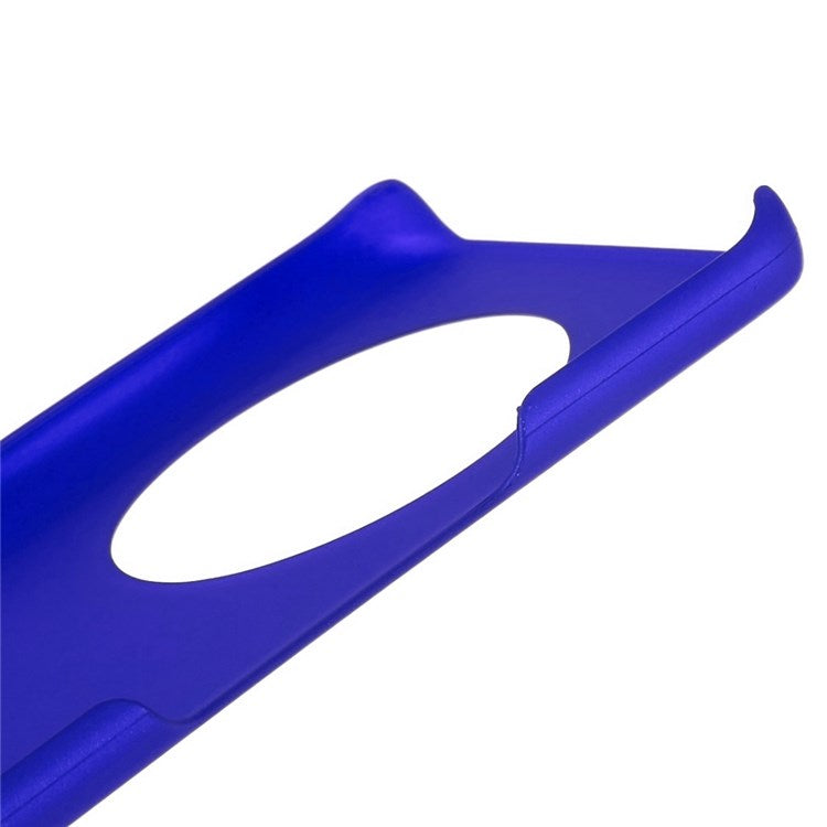 For Honor Magic4 Glossy Surface Rubberized Finish Hard PC Back Case Anti-drop Phone Cover - Blue