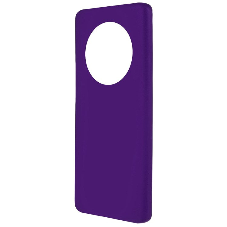 For Honor Magic4 Glossy Surface Rubberized Finish Hard PC Back Case Anti-drop Phone Cover - Purple