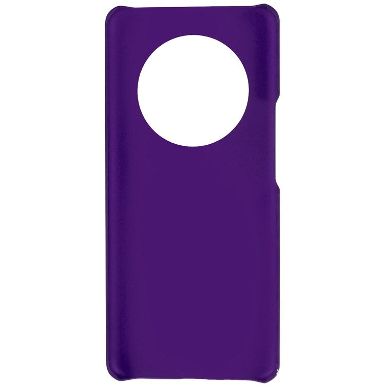 For Honor Magic4 Glossy Surface Rubberized Finish Hard PC Back Case Anti-drop Phone Cover - Purple