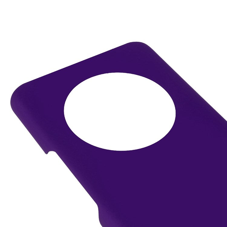 For Honor Magic4 Glossy Surface Rubberized Finish Hard PC Back Case Anti-drop Phone Cover - Purple
