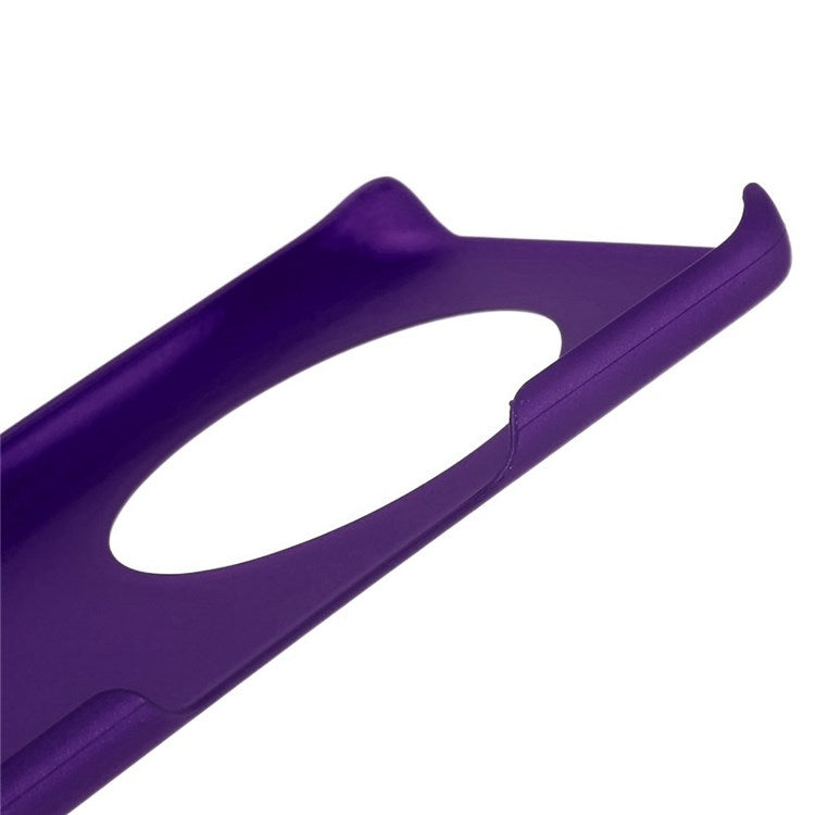 For Honor Magic4 Glossy Surface Rubberized Finish Hard PC Back Case Anti-drop Phone Cover - Purple