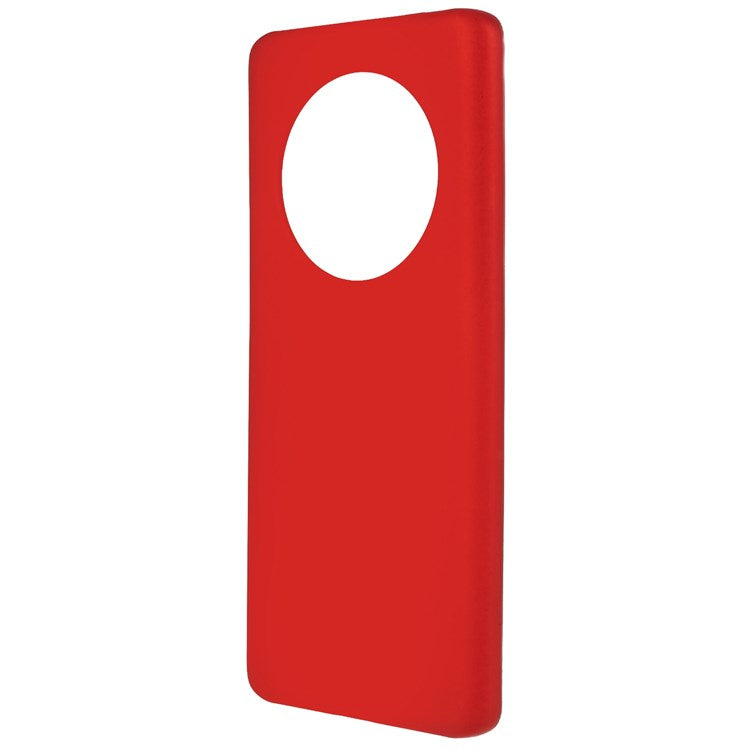 For Honor Magic4 Glossy Surface Rubberized Finish Hard PC Back Case Anti-drop Phone Cover - Red