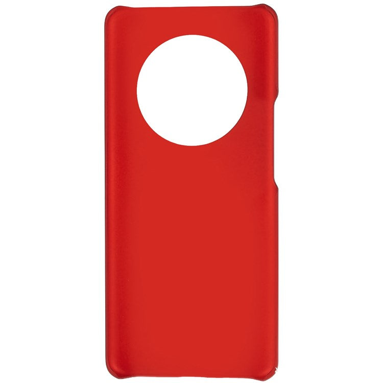 For Honor Magic4 Glossy Surface Rubberized Finish Hard PC Back Case Anti-drop Phone Cover - Red