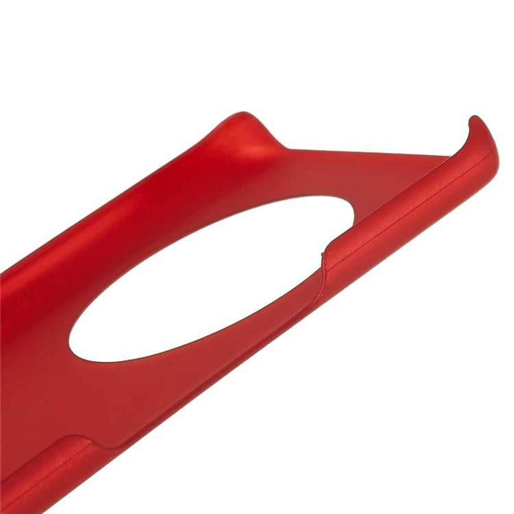 For Honor Magic4 Glossy Surface Rubberized Finish Hard PC Back Case Anti-drop Phone Cover - Red