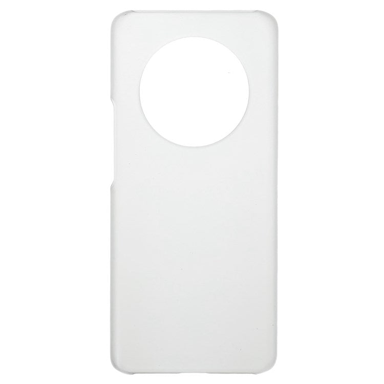 For Honor Magic4 Glossy Surface Rubberized Finish Hard PC Back Case Anti-drop Phone Cover - Transparent