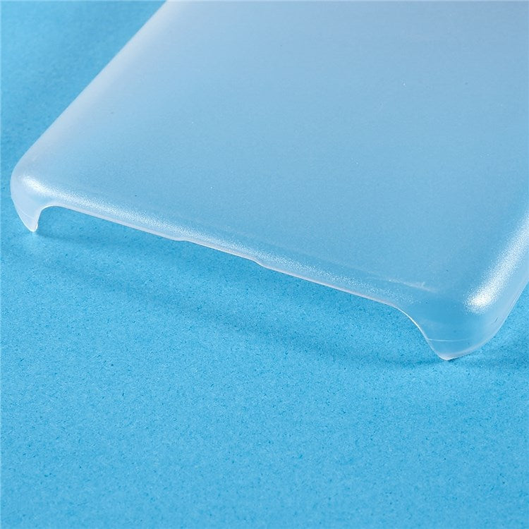 For Honor Magic4 Glossy Surface Rubberized Finish Hard PC Back Case Anti-drop Phone Cover - Transparent