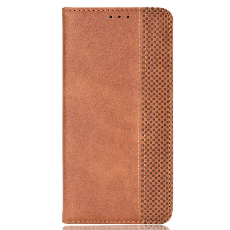 For Honor X9 4G/5G/Magic4 Lite 4G/5G/X30 5G Retro Series Wallet Case PU Leather Magnetic Auto Closing Stand Flip Folio Phone Cover - Brown