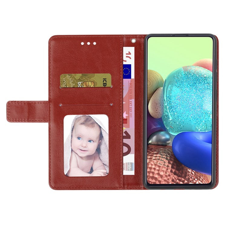 For Honor Magic4 Pro 5G Imprinted Y-Shaped Lines Drop-proof PU Leather Flip Shell Wallet Stand Magnetic Closure Shockproof Folio Case with Strap - Brown