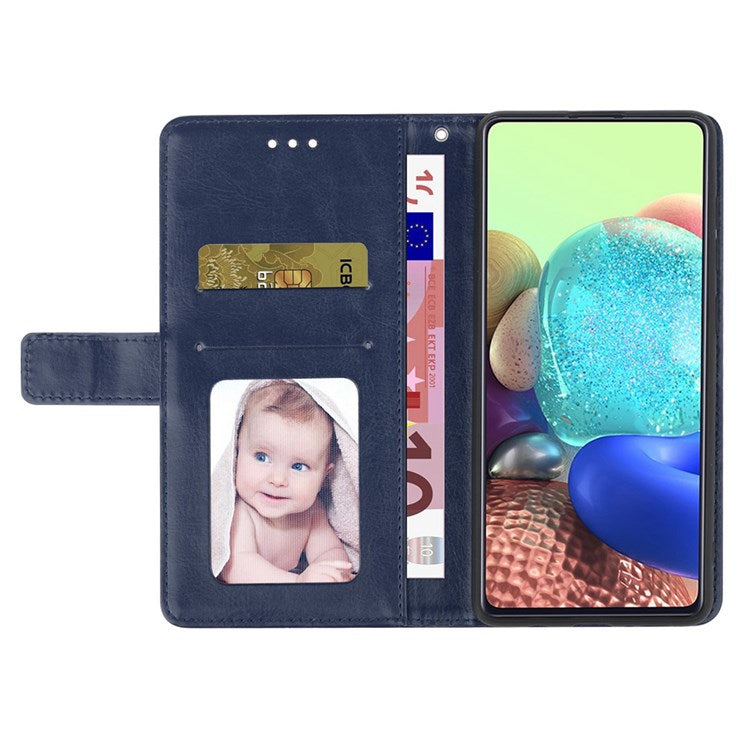 For Honor Magic4 Pro 5G Imprinted Y-Shaped Lines Drop-proof PU Leather Flip Shell Wallet Stand Magnetic Closure Shockproof Folio Case with Strap - Blue